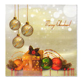 Guardanapos de Papel Bolas de Natal e Presentes 20 Folhas 33cm - Ela Decora